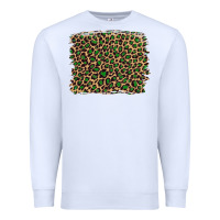 White leopard with green glitter Premium Sweatshirt - Artiststas