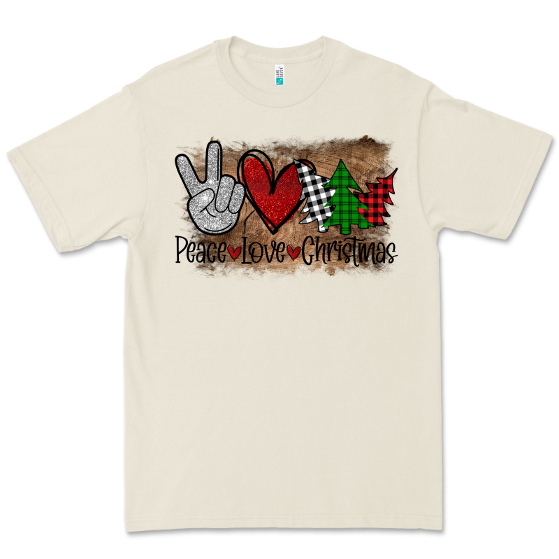 Peace Love Christmas Premium Tee by Bettercallsaul | Teevron