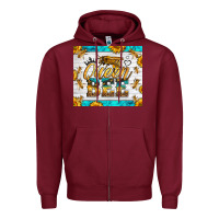 Burgundy queen bee Zipper Hoodie - LillyAllenDesigns