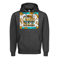 Charcoal Heather queen bee Zipper Hoodie - LillyAllenDesigns