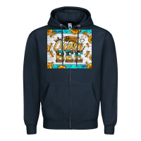 Navy queen bee Zipper Hoodie - LillyAllenDesigns