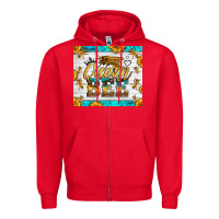 Red queen bee Zipper Hoodie - LillyAllenDesigns