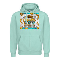 Seafoam queen bee Zipper Hoodie - LillyAllenDesigns