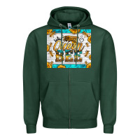 Sports Green queen bee Zipper Hoodie - LillyAllenDesigns