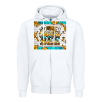 White queen bee Zipper Hoodie - LillyAllenDesigns