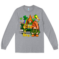 St. Patrick's Day Gnomies With Heart Long Sleeve Tee | Teevron