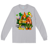 Moon Dust St. Patrick's Day gnomies with heart Long Sleeve Tee - HowdyJamesFarm