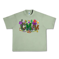 Oil Green cma mardi gras cowgirl Urban Heavy Tee - CowGirlArtShop