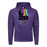 Cloud Purple 2028 summer olympics Vintage Hoodie - FloraArt