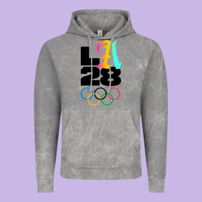 2028 Summer Olympics Vintage Hoodie Designed By Floraart