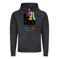 Vintage Black 2028 summer olympics Vintage Hoodie - FloraArt