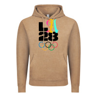 Vintage Coffee 2028 summer olympics Vintage Hoodie - FloraArt