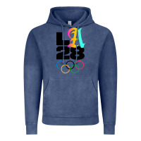 Vintage Denim 2028 summer olympics Vintage Hoodie - FloraArt