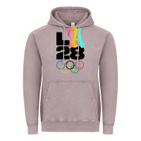 Vintage Zinc 2028 summer olympics Vintage Hoodie - FloraArt