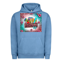 Pigment Pebble Blue teacher life Urban Hoodie - AdoDesignShop