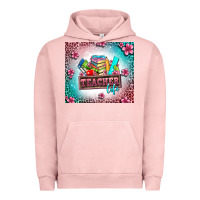 Pigment Salmon teacher life Urban Hoodie - AdoDesignShop