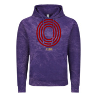 Cloud Purple K Love 0 Vintage Hoodie - FloraArt