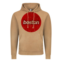 Vintage Camel boston   simple red circle vintage Vintage Hoodie - FloraArt