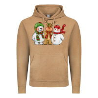 Vintage Camel christmas polar bear reindeer and snowman Vintage Hoodie - CowGirlArtShop