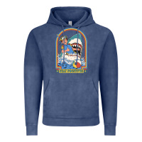 Vintage Denim Stay Positive Classic Vintage Hoodie - FloraArt