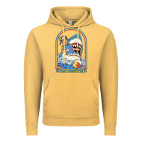 Vintage Mustard Stay Positive Classic Vintage Hoodie - FloraArt
