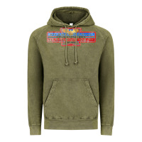 Vintage Olive the american honky tonk bar association, distressed   garth brooks Vintage Hoodie - FloraArt