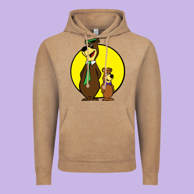 Boo Boo Vintage Hoodie Designed By Floraart