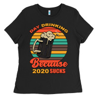 Black Day drinking because 2020 sucks Ladies Tee - Bettercallsaul
