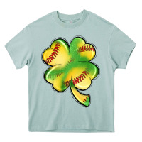 Arona st. patrick's day clover softball Heavy Core Tee - Artiststas