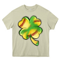 Mossy st. patrick's day clover softball Heavy Core Tee - Artiststas