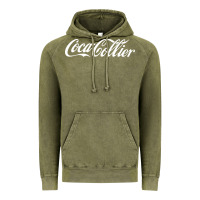 Vintage Olive Coca Collier Vintage Hoodie - FloraArt