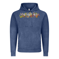 Vintage Denim Snow White And The Seven Dwarfs Marching In Line Vintage Hoodie - FloraArt