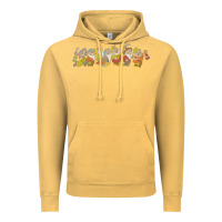 Vintage Mustard Snow White And The Seven Dwarfs Marching In Line Vintage Hoodie - FloraArt