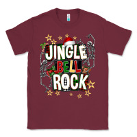 Burgundy Jingle bell rock Classic Tee - NancyCooperArtShop