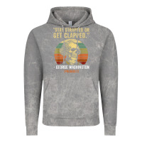 Cloud Rock stay strapped or get clapped george washington Vintage Hoodie - FloraArt