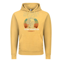 Vintage Mustard stay strapped or get clapped george washington Vintage Hoodie - FloraArt