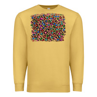 Antique Gold leopard with multiple color glitters Premium Sweatshirt - Artiststas
