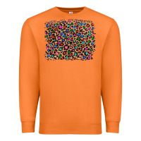 Carrot leopard with multiple color glitters Premium Sweatshirt - Artiststas