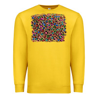 Lemon leopard with multiple color glitters Premium Sweatshirt - Artiststas