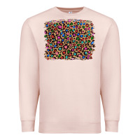 Pale Pink leopard with multiple color glitters Premium Sweatshirt - Artiststas