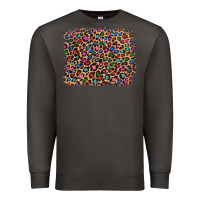 Smoke leopard with multiple color glitters Premium Sweatshirt - Artiststas