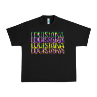 Black louisiana mardi gras Urban Heavy Tee - CowGirlArtShop