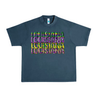 Midnight Navy louisiana mardi gras Urban Heavy Tee - CowGirlArtShop