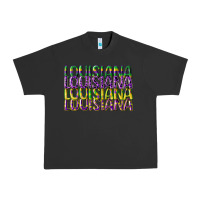 Pigment Black louisiana mardi gras Urban Heavy Tee - CowGirlArtShop