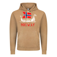 Vintage Camel boat norwegian flag norway viking ship norway Vintage Hoodie - FloraArt