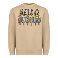 Mushroom name vibrant summer greeting with popsicles Heavyweight Sweatshirt - CowhideDigitalArt