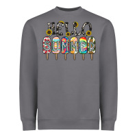 Storm name vibrant summer greeting with popsicles Heavyweight Sweatshirt - CowhideDigitalArt