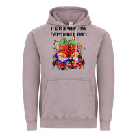Its Fine Were Fine Everything Is Fine Vintage Hoodie | Teevron