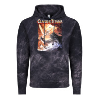 Cloud Black Clash of the Titans (Transparent) Vintage Hoodie - ArtMosaic