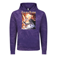Cloud Purple Clash of the Titans (Transparent) Vintage Hoodie - ArtMosaic